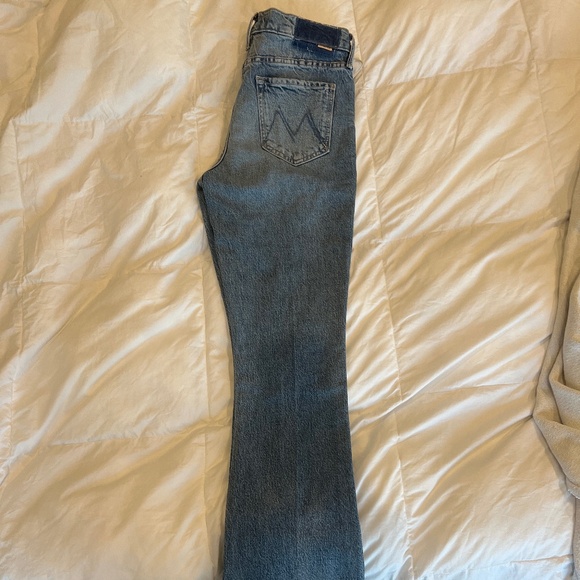 Women’s Mother Denim The Outsider Flood Fray - Picture 3 of 3